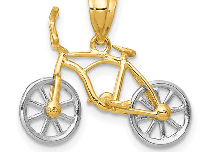 14k Two-tone Pendants Style K4924 - Classique Jewelry Inc.