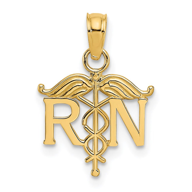 14k Yellow Gold Pendants Style K4930 - Classique Jewelry Inc.