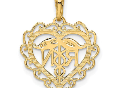 14k Yellow Gold Pendants Style K4932 - Classique Jewelry Inc.