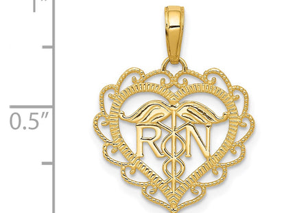 14k Yellow Gold Pendants Style K4932 - Classique Jewelry Inc.