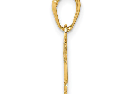 14k Yellow Gold Pendants Style K4933 - Classique Jewelry Inc.