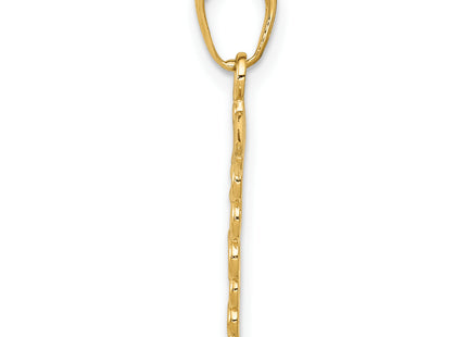 14k Caduceus Charm