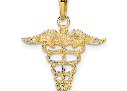 14k Caduceus Charm