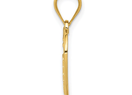 14k Yellow Gold Pendants Style K4936 - Classique Jewelry Inc.