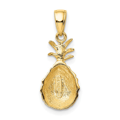 14K Diamond-cut Pineapple Pendant