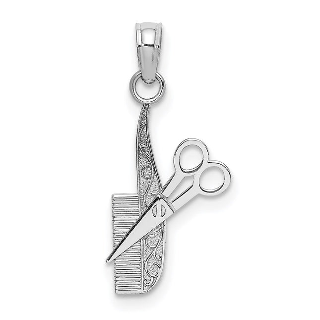 14k White Gold Jewelry Style K4940W - Classique Jewelry Inc.