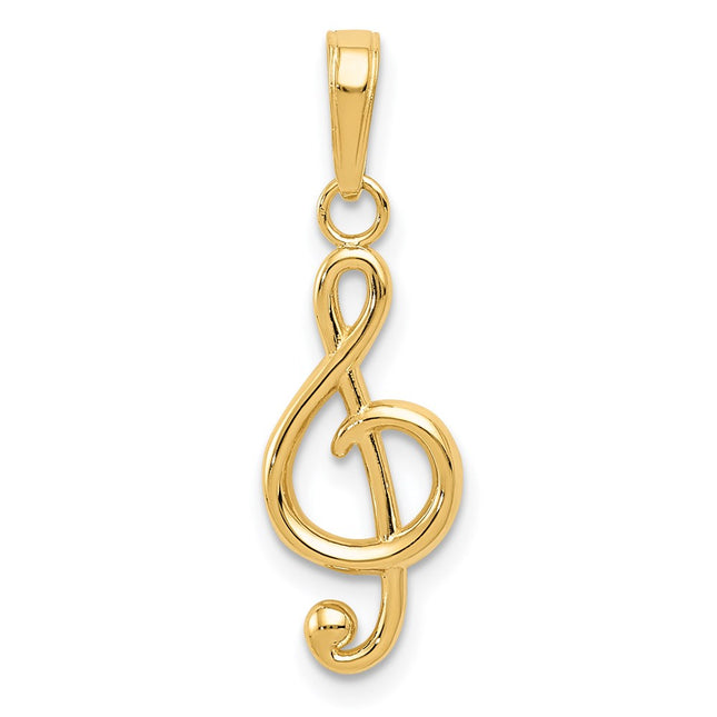 14k Yellow Gold Pendants Style K4944 - Classique Jewelry Inc.