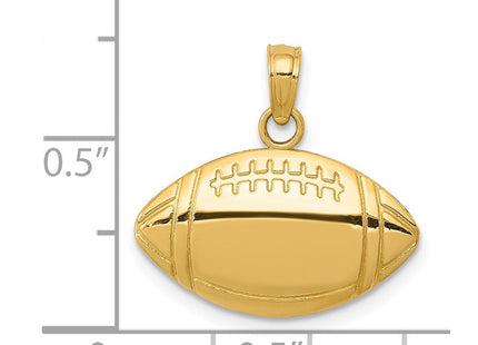 14k Football Charm (Style K4952)