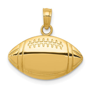 14k Football Charm (Style K4952)