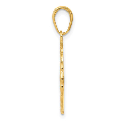 14K Swimming Charm
