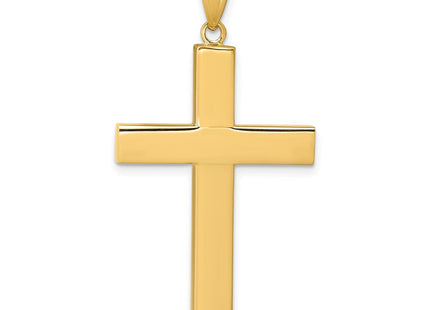 14k Hollow Cross Pendant (Style K4995)