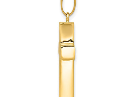 14k Hollow Cross Pendant (Style K4996)