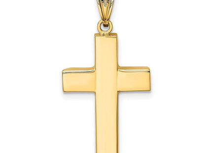 14k Hollow Cross Pendant (Style K4996)