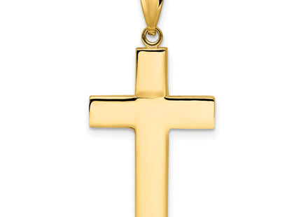 14k Hollow Cross Pendant (Style K4996)