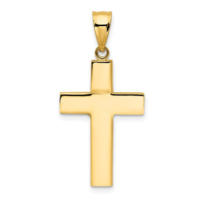 14K gold cross pendant