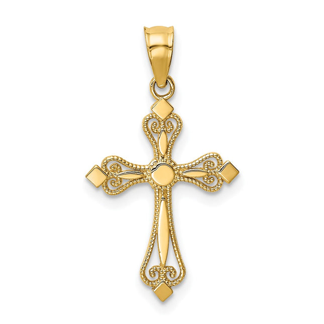 14k Yellow Gold Pendants Style K5025 - Classique Jewelry Inc.