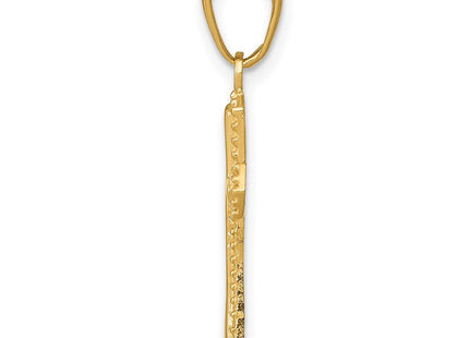 14k Passion Cross Pendant (Style K5046)