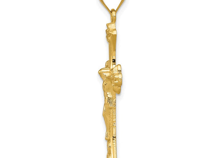 14k Yellow Gold Pendants Style K5076 - Classique Jewelry Inc.