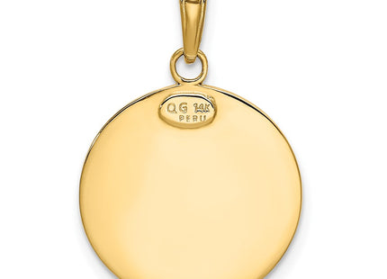 14k Yellow Gold Pendants Style K5079 - Classique Jewelry Inc.