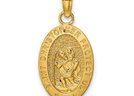 14k Saint Christopher Medal Pendant (Style K5081)