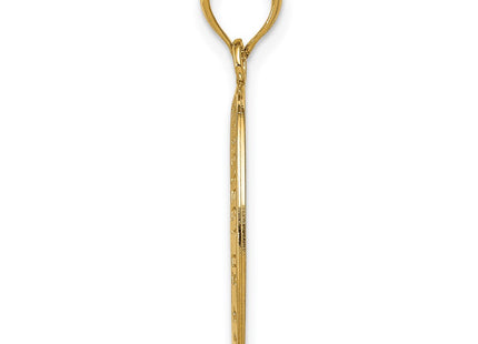 14k Yellow Gold Pendants Style K5082 - Classique Jewelry Inc.
