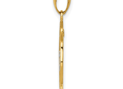 14k Two-tone Pendants Style K5083 - Classique Jewelry Inc.