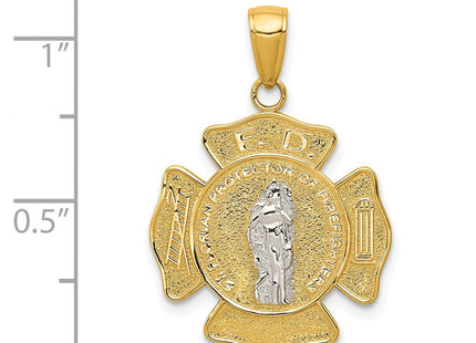 14k Two-tone Pendants Style K5083 - Classique Jewelry Inc.