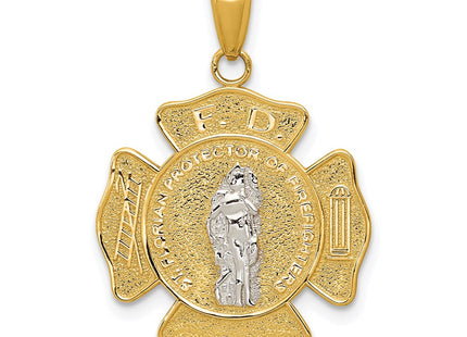 14k Two-tone Pendants Style K5083 - Classique Jewelry Inc.