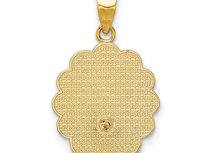 14k Two-tone Pendants Style K5084 - Classique Jewelry Inc.