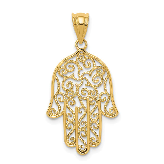 14k Yellow Gold Pendants Style K5102 - Classique Jewelry Inc.