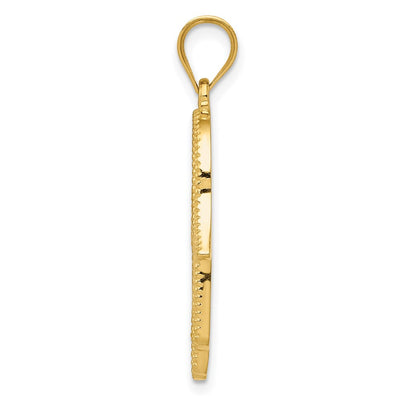 14K Hamsa w/Star of David Charm