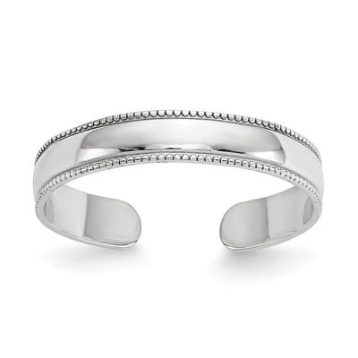 14K white gold ring