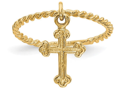 14k Yellow Gold Rings Style K5112 - Classique Jewelry Inc.