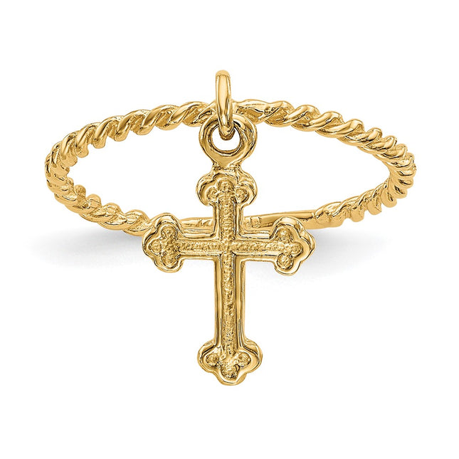 14k Yellow Gold Rings Style K5112 - Classique Jewelry Inc.