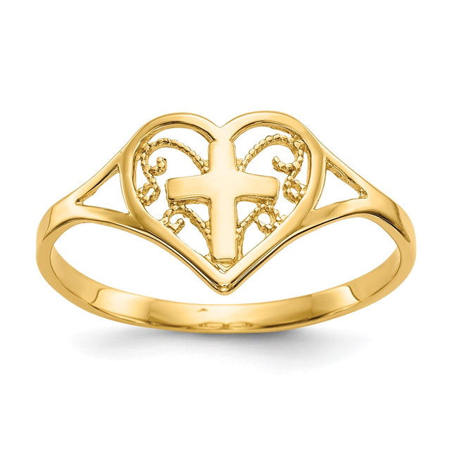 14k Yellow Gold Rings Style K5117 - Classique Jewelry Inc.