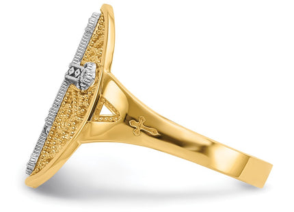 14k Two-tone Rings Style K5120 - Classique Jewelry Inc.