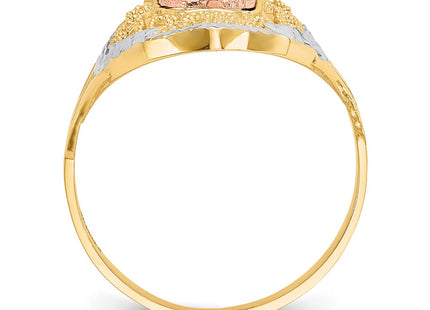 14k Two-tone Rings Style K5121 - Classique Jewelry Inc.