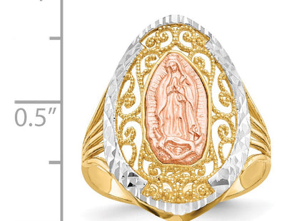 14k Two-tone Rings Style K5121 - Classique Jewelry Inc.