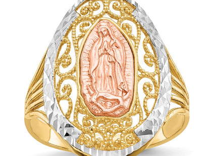 14k Two-tone Rings Style K5121 - Classique Jewelry Inc.