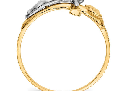 14k Two-tone Rings Style K5122 - Classique Jewelry Inc.