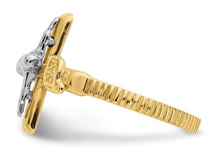 14k Two-tone Rings Style K5122 - Classique Jewelry Inc.