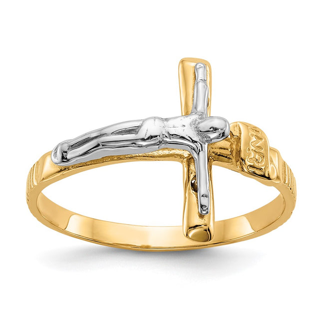 14k Two-tone Rings Style K5122 - Classique Jewelry Inc.