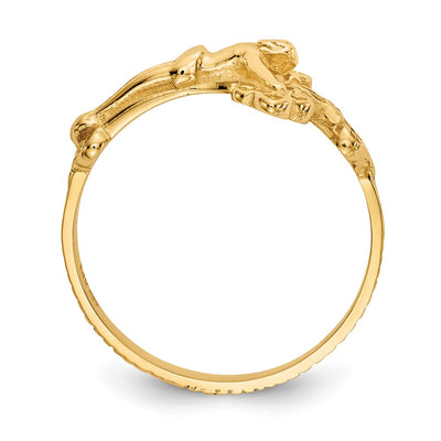 14K Crucifix Ring