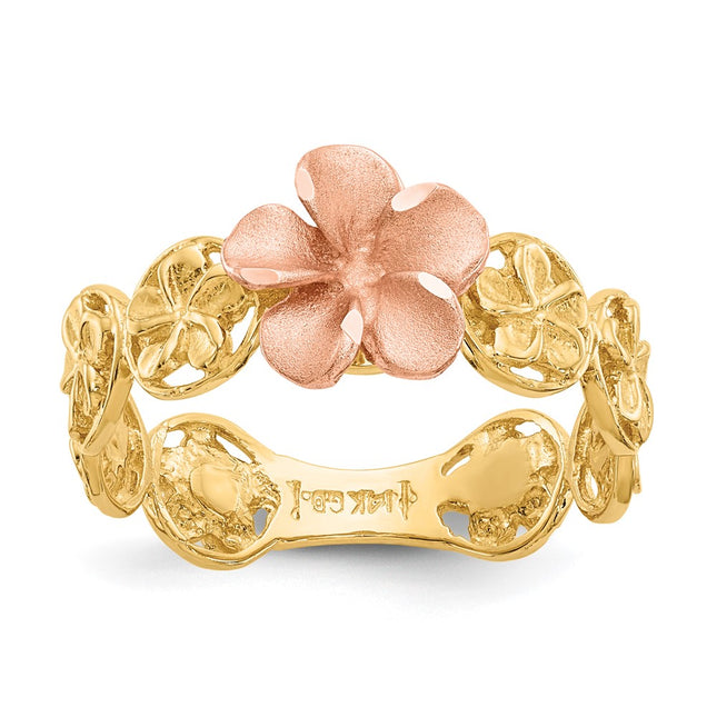 14k Two-tone Rings Style K5126 - Classique Jewelry Inc.
