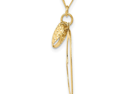14k Yellow Gold Pendants Style K5152 - Classique Jewelry Inc.