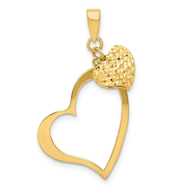 14k Yellow Gold Pendants Style K5152 - Classique Jewelry Inc.