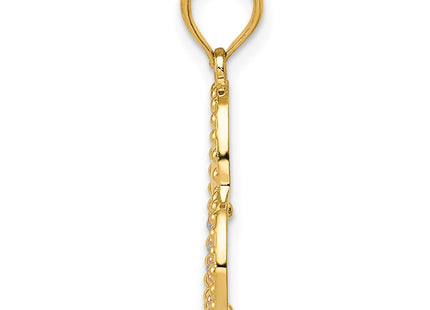 14k Two-tone Pendants Style K5156 - Classique Jewelry Inc.