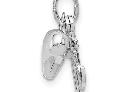 14k White Gold Pendants Style K5162 - Classique Jewelry Inc.