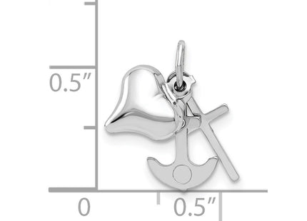 14k White Gold Pendants Style K5162 - Classique Jewelry Inc.