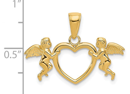 14k Yellow Gold Pendants Style K5163 - Classique Jewelry Inc.